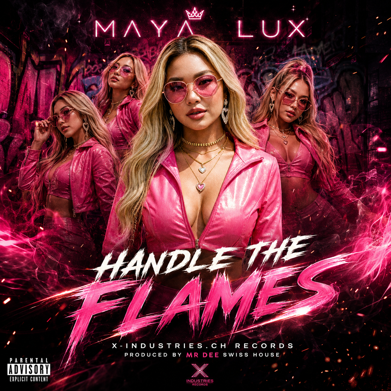 Handle the Flames — upcoming Maya Lux release cover
